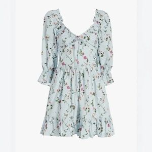 Hill House Home Samantha Nap Dress in Pond Floral size M Medium NWOT